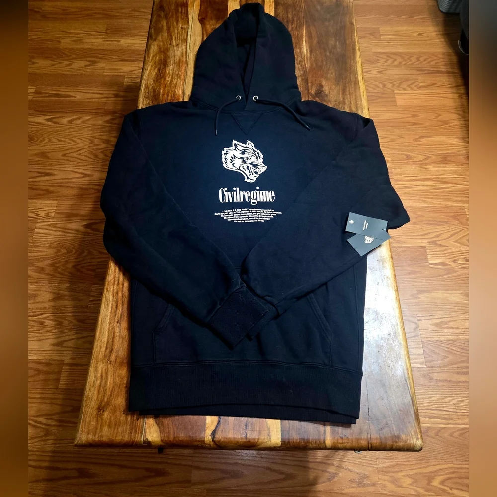 Darc Sport/Civil Regime Collab Black Hoodie - Picture 7 of 10